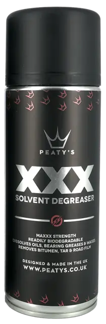 Peaty's XXX Solvent Degreaser 400ml x 12 