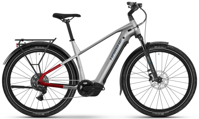 Haibike Trekking 7 Men S 27.5'',Grey/Red/Blue,BCXK,800Wh 