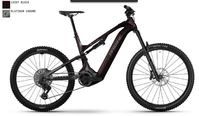 Haibike AllMtn CF 9 S 29"/27.5", Black/Platinum, BCXK, 800Wh 