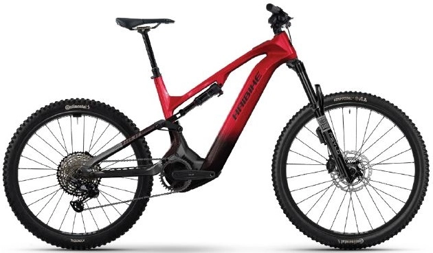 Haibike AllMtn CF 9.5 ABS S 29"/27.5", Red/Black/Plat., BCXK, 800Wh 