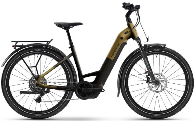 Haibike Trekking 7.5 Low S 27.5'', Black/Gold, BCXP, 800Wh 